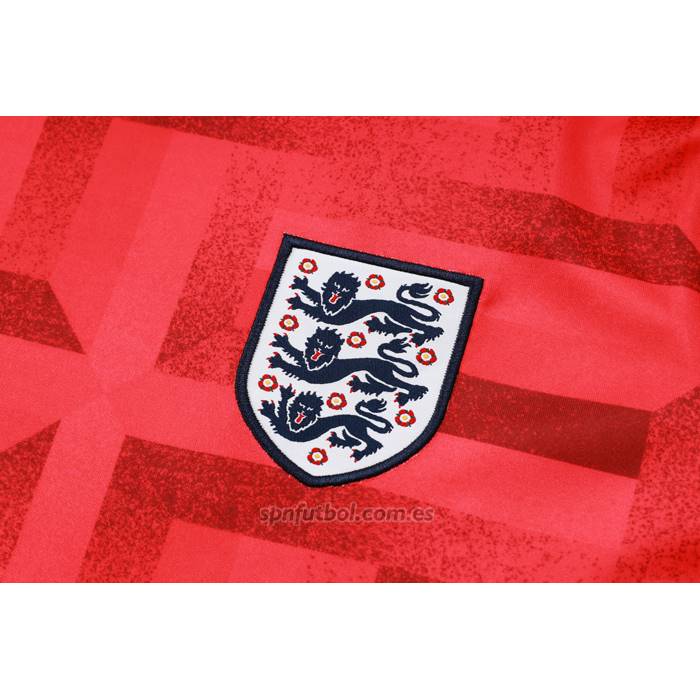 Chandal del Inglaterra Manga Corta 2024-2025 Rojo - Pantalon Corto